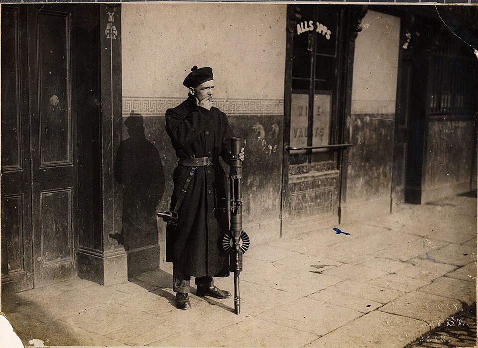 A Black and Tan on duty in Dublin