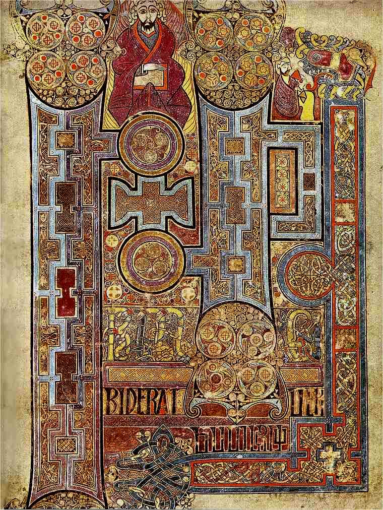 A view of The Book of Kells