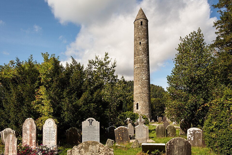 A view of Glendalough Monastic Site