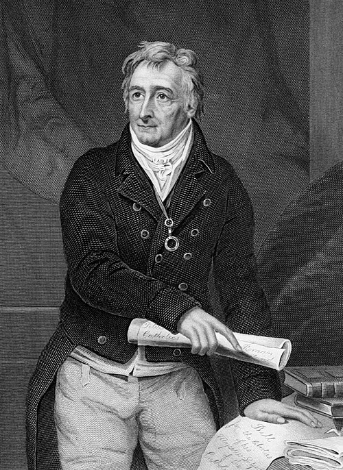 Portrait of Irish statesman Henry Grattan