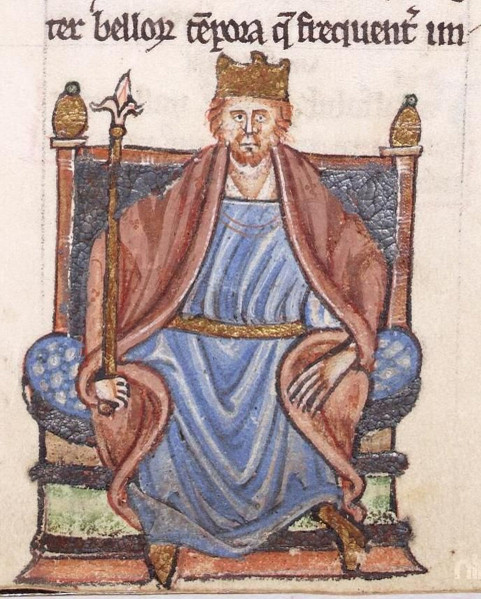 Image of Henry II from the 12th-century Topographica Hiberniae