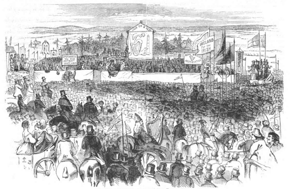 The Repeal Meeting on the Hill of Tara, 1843