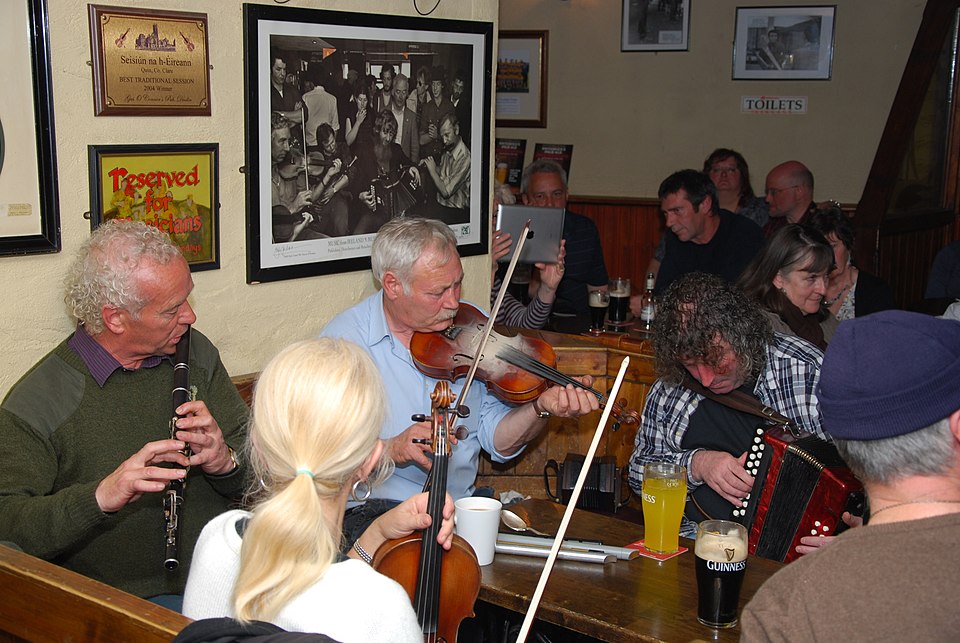 Traditional Irish musicians in Doolin